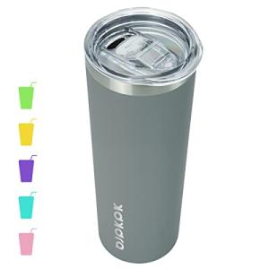 20 oz Gray Stainless Steel Skinny Tumbler