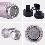 Rose Gold Insulated Tea Infuser Travel Mug