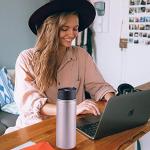 Rose Gold Insulated Tea Infuser Travel Mug