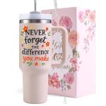 Never Forget Your Impact – 40oz Insulated Tumbler