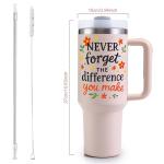 Never Forget Your Impact – 40oz Insulated Tumbler