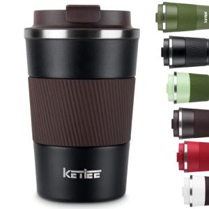 KETIEE 12oz Insulated Travel Coffee Mug