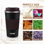 KETIEE 12oz Insulated Travel Coffee Mug