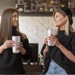 Trendy Pink Bow Monogrammed Tumbler for Teens