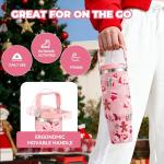 30 oz Christmas Tumbler with Handle and Straw