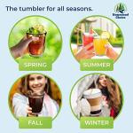 12oz Insulated Tumblers for Hot and Cold Drinks