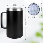 Zynkify 22oz Insulated Travel Coffee Mug