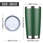 EcoMozz 20oz Stainless Steel Insulated Tumbler