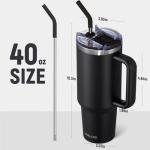 SMLIXE 40 oz Insulated Tumbler with Straw