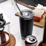 20oz Black Insulated Travel Mug 4 Pack