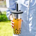 Boba Cup 24 oz - Leak Proof Coffee Tumbler