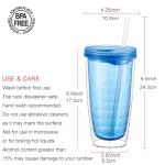 KX-WARE 20oz Colorful Insulated Tumbler Set of 4