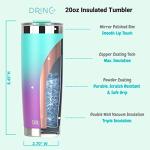 Drinco 20 oz Double Walled Stainless Steel Tumbler