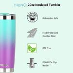 Drinco 20 oz Double Walled Stainless Steel Tumbler