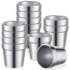 Set of 12 Insulated Stainless Steel Tumblers