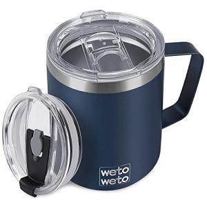 WETOWETO 14 oz Vacuum Insulated Camping Tumbler