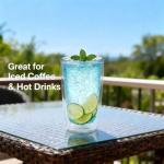 16oz Unbreakable Plastic Tumblers - Set of 4