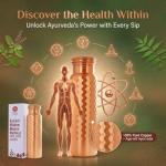 30 Oz Pure Copper Water Bottle Tumbler