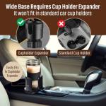 Tupkee 20 oz Double Wall Glass Tumbler With Lid – All Glass Hand Blown Reusable Insulated Travel Mug - For Coffee, Tea, Boba, Iced Coffee, and Smoothie Cup To Go – Black