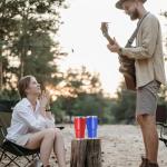 ATQTQ 20 oz Tumbler with Handle and Lid, Stainless Steel Tumbler Insulated Travel Coffee Mug, Spill Proof Double Wall Vacuum Tumbler Cup Keep Drink Hot & Cold, Dark Blue, 1 Pack