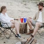 ATQTQ 20 oz Tumbler with Handle and Lid, Stainless Steel Tumbler Insulated Travel Coffee Mug, Spill Proof Double Wall Vacuum Tumbler Cup Keep Drink Hot & Cold, Dark Blue, 1 Pack