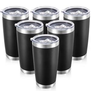 Cool Yoleb 20 oz Stainless Steel Tumblers - Black