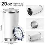 36-Pack Stainless Steel Insulated Travel Tumblers