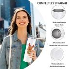 6 Pack 20 Oz Skinny Stainless Steel Tumblers