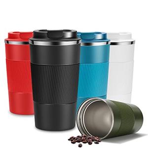 YINJAM Insulated Travel Mug for Hot Cold Drinks