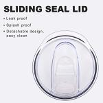 Koodee 12 oz Purple Skinny Tumbler with Straw