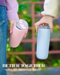 16 oz Insulated Travel Coffee Tumbler with Straw