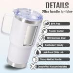 20 oz Insulated Stainless Steel Travel Tumbler