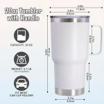 20 oz Insulated Stainless Steel Travel Tumbler