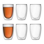 Bodum 12oz Double Wall Glass Tumbler Set of 6