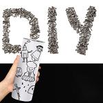 24 Pack White 20oz Skinny Sublimation Tumblers