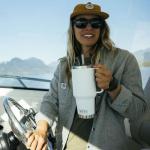 YETI 42 oz Rambler Tumbler with Handle and Straw