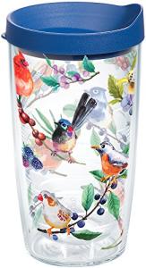 Watercolor Songbirds Insulated Tumbler Cup, 16oz