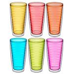 Abby Alaska 24-Ounce Insulated Plastic Tumblers Set