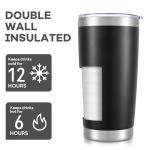 Orebigo 20 oz Insulated Stainless Steel Tumbler - Black