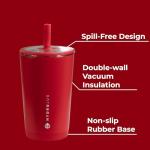 HydroJug 14 oz Insulated Travel Tumbler - Alumni Red