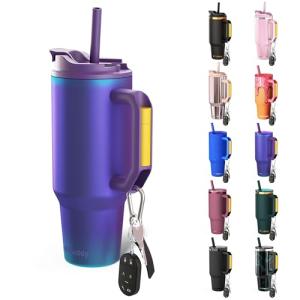 Frost Buddy 40 oz Insulated Tumbler with Straw