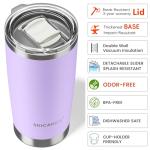 20oz Purple Insulated Tumbler with Slider Lid