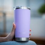 20oz Purple Insulated Tumbler with Slider Lid