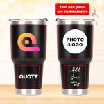 Personalized 30oz Tumbler with Picture and Name