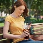 24oz Double Wall Insulated Tumbler with Lid & Straw