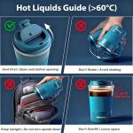 17oz Insulated Stainless Steel Travel Mug - Blue