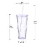 Cupture Insulated Tumbler Cups with Lids, 24 oz