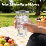 16 oz Unbreakable Double-Walled Insulated Tumblers - Set of 4