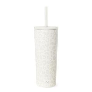 Insulated 24oz Tumbler with Lid and Straw
