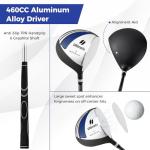 GYMAX Men’s Complete 12/14 Piece Golf Club Set